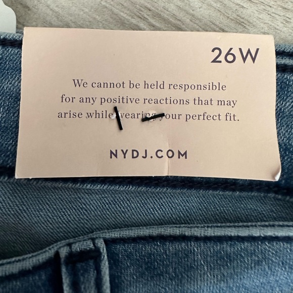 NWT NYDJ Ami Skinny Jeans In Plus Size - Cool Embrace Denim - Exposed Button Fly - Picture 8 of 10
